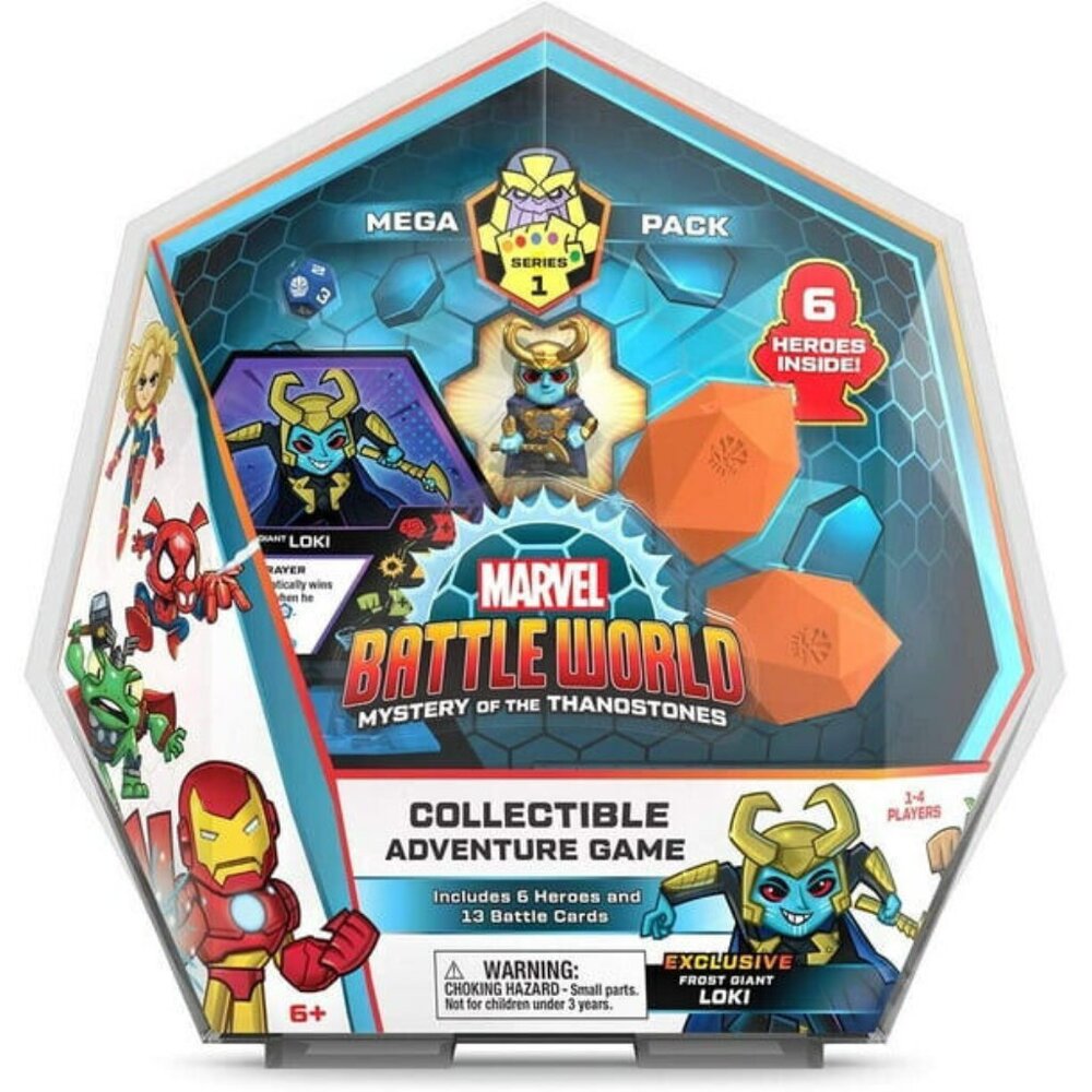 Funko Marvel Battle World Mystery Of The Thanostones Collectible Adventure Game